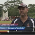 “Home away from home: Singapore’s AFL family”, reports Australia Network Cam Fidler, Singapore Wombats president on Australia Network last weekend.