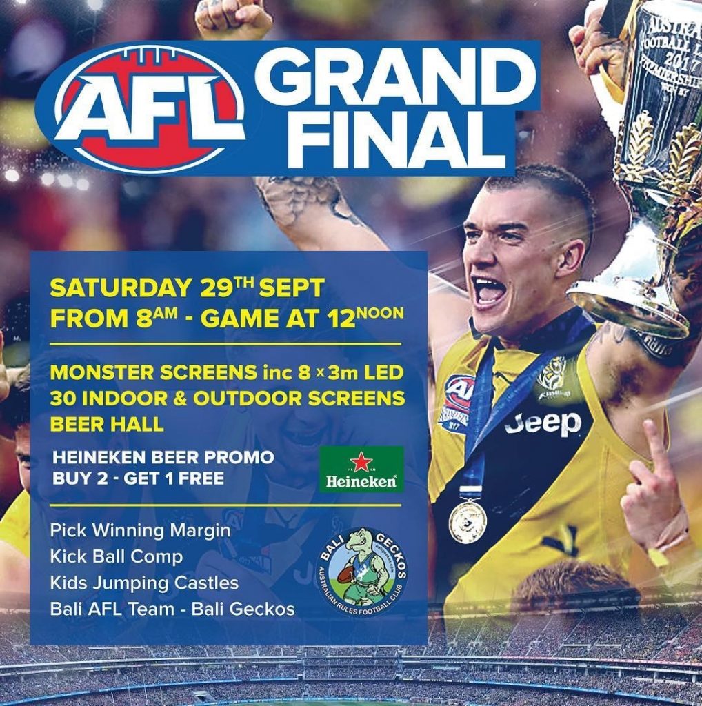 Bali Geckos 2018 AFL Asia Grand Final Party