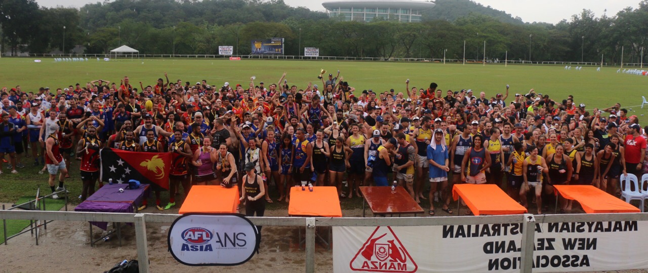 2018 AFL Asia Asian Championships held in Kuala Lumpur, Malaysia attracted over 500 players and 21 teams!