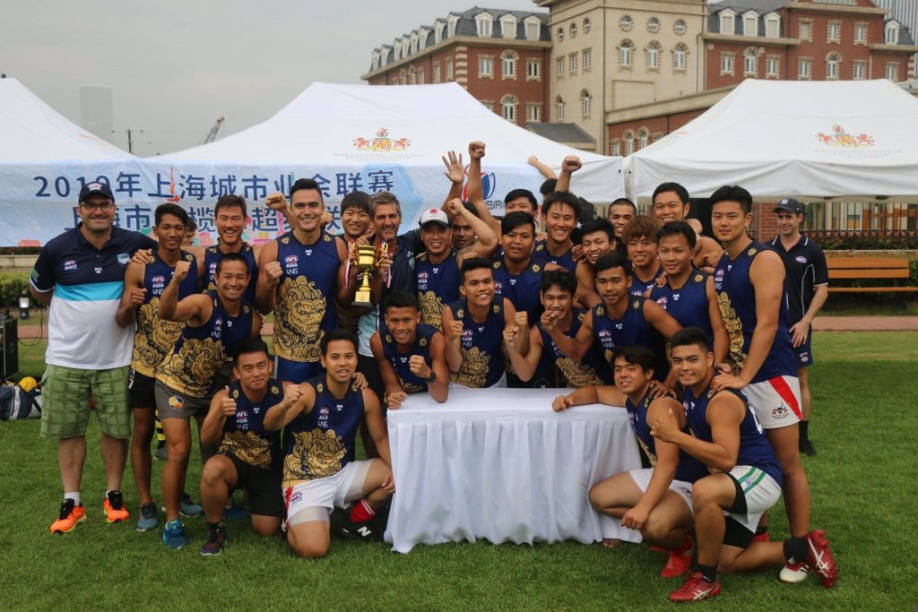 afl asia shanghai cup 2019 asia lions masters winners
