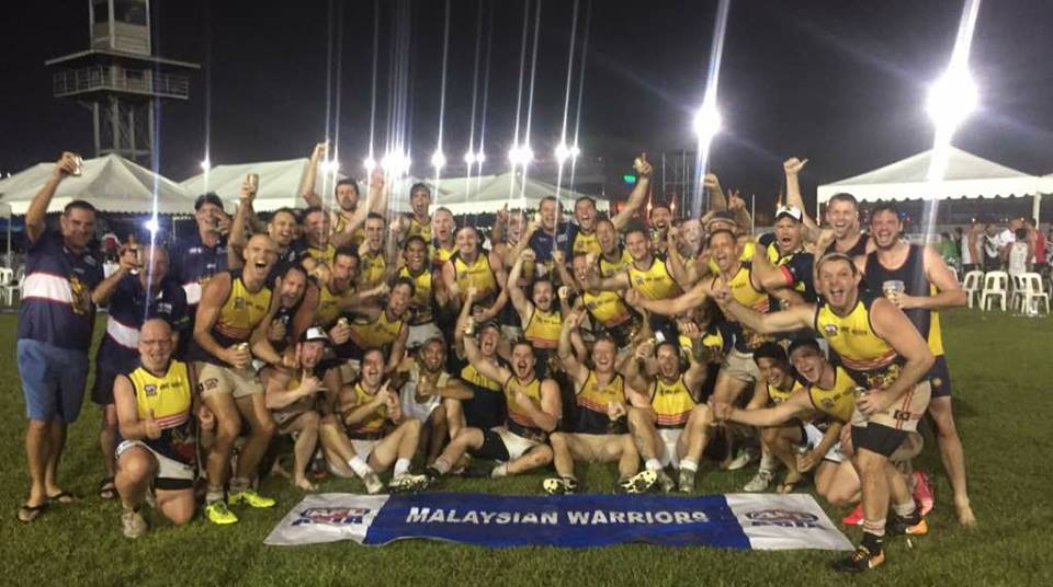 2017 AFL Asian Championships Manila Malaysian Warriors winners