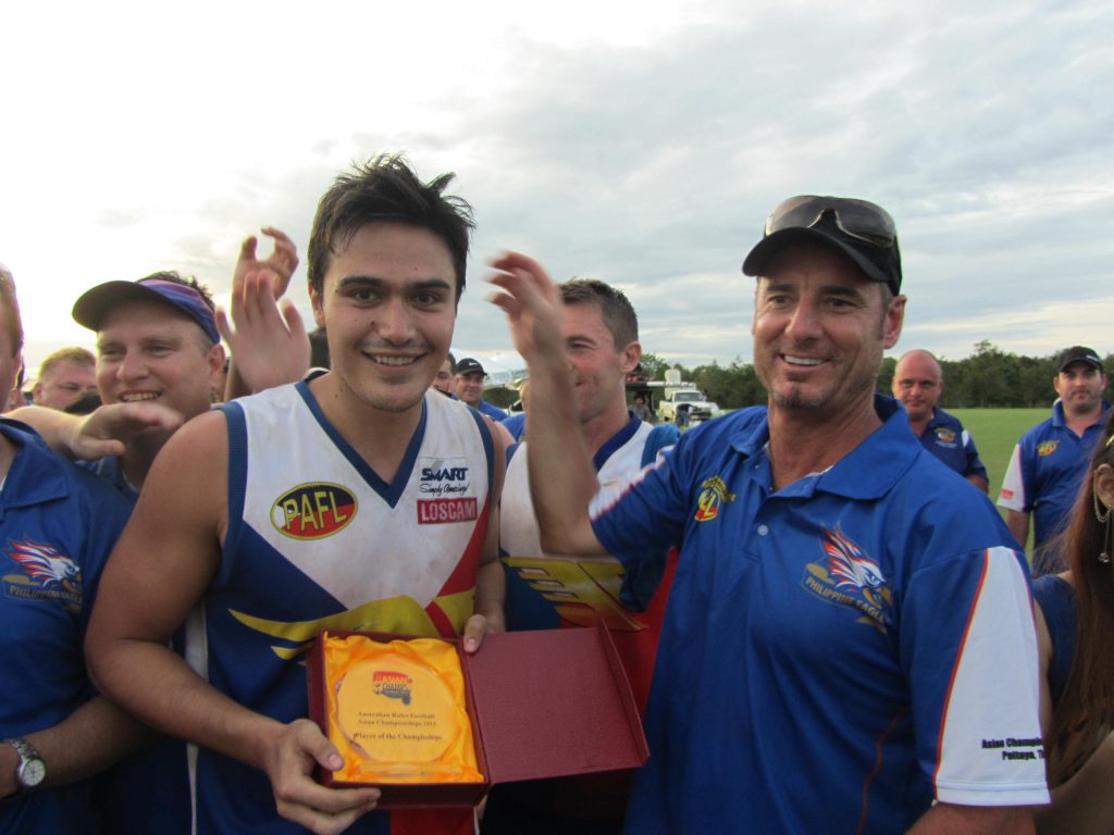 Eagles legend Evan Spargo was player of the tournament in 2013!