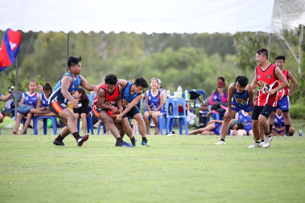 Japan Warriors playing in Division 2 2019 AFL Asian Championships