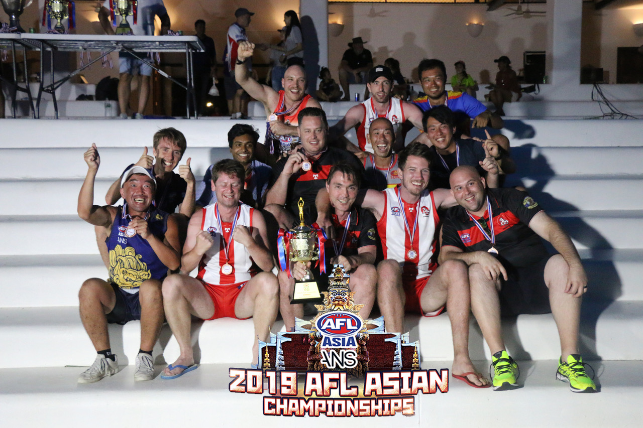 Japan Goannas Division 3 Mens AFL Asian Champs Winners