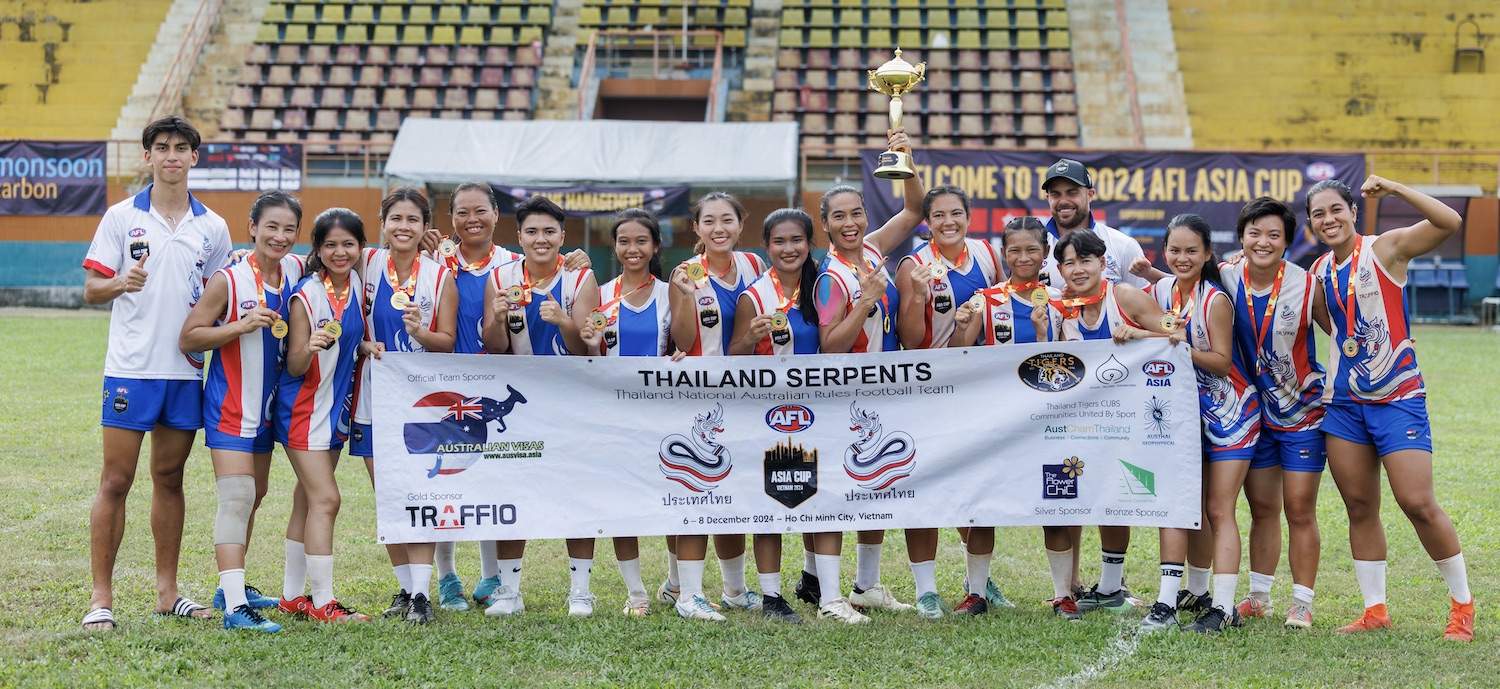 AFL Asia Cup Women’s Grand Final Thailand powers to Cup glory AFL Asia